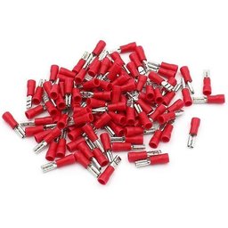 250un Kit Terminal Fêmea Faston Pré-isolado 0,5 a 6,0mm - 7