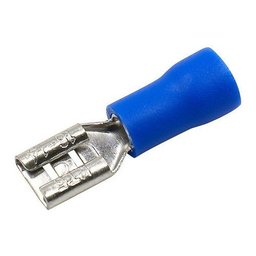 250un Kit Terminal Fêmea Faston Pré-isolado 0,5 a 6,0mm - 3