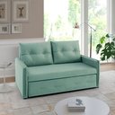 Ver imagem 7 de Sofá Icaria 3 em 1 Sofá Chaise Cama Verde Estofama