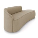 Ver imagem 6 de Sofá 4 Lugares Orgânico 220cm Morgan e Poltrona Lua Suede Marrom Rato D03 - D’Rossi