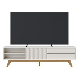 Rack Bancada Veneza Off White Matte para Tv até 75” - Colibri - 1