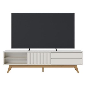 Rack Bancada Veneza Off White Matte para Tv até 75” - Colibri