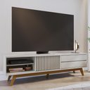 Ver imagem 2 de Rack Bancada Veneza Off White Matte para Tv até 75” - Colibri