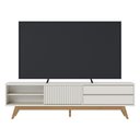 Ver imagem 1 de Rack Bancada Veneza Off White Matte para Tv até 75” - Colibri