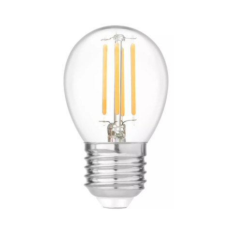 Kit 4 Lâmpada Filamento Led G45 4w 2700k Branco Neutro