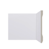 Rodapé de Poliestireno Lev151 Branco com 150mm de Altura Santa Luzia - 1