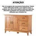Ver imagem 4 de Kit Balcão Buffet e Aparador Stella 4 Portas 4 Gavetas Madeira Maciça Fosco Carvalho Mpo Móveis