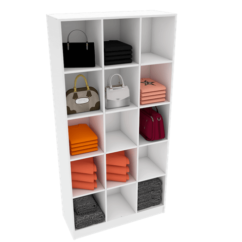 COLMÉIA 3X5 FUNDO M89.2021.B (CLOSET, LOJA, EXPOSITOR) MUNDI MOVEIS