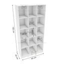 Ver imagem 2 de COLMÉIA 3X5 FUNDO M89.2021.B (CLOSET, LOJA, EXPOSITOR) MUNDI MOVEIS
