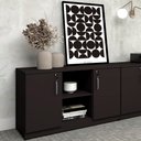 Ver imagem 1 de Armário Baixo para Escritório 120 Cm Linha de Alto Padrão