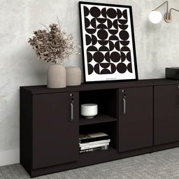 Armário Baixo para Escritório 120 Cm Linha de Alto Padrão - 1