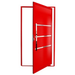 Porta Pivotante Lambril Evolution com Puxador Super 210cm x 100cm Brimak - 1