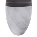 Ver imagem 3 de Vaso de Cerâmica Marmorizada Base Decorativo 36x16cm