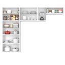 Ver imagem 2 de Cozinha Itatiaia Luce Compacta 3 Pecas 5 Vidros Branco Nicho Branco