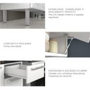 Ver imagem 4 de Cozinha Itatiaia Luce Compacta 3 Pecas 5 Vidros Branco Nicho Branco