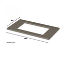 Ver imagem 5 de Balcão 2 Portas 80cm com Tampo Cooktop Connect Duna/Cristal - Móveis Henn