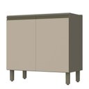 Ver imagem 2 de Balcão 2 Portas 80cm com Tampo Cooktop Connect Duna/Cristal - Móveis Henn