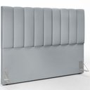 Ver imagem 2 de Cabeceira Cama Box Casal King 195 cm Dália W01 Suede Cinza - Lyam Decor