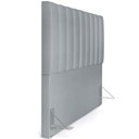 Ver imagem 6 de Cabeceira Cama Box Casal King 195 cm Dália W01 Suede Cinza - Lyam Decor