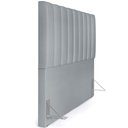 Ver imagem 6 de Cabeceira Cama Box Casal King 195 cm Dália W01 Suede Cinza - Lyam Decor