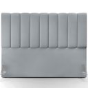 Ver imagem 5 de Cabeceira Cama Box Casal King 195 cm Dália W01 Suede Cinza - Lyam Decor