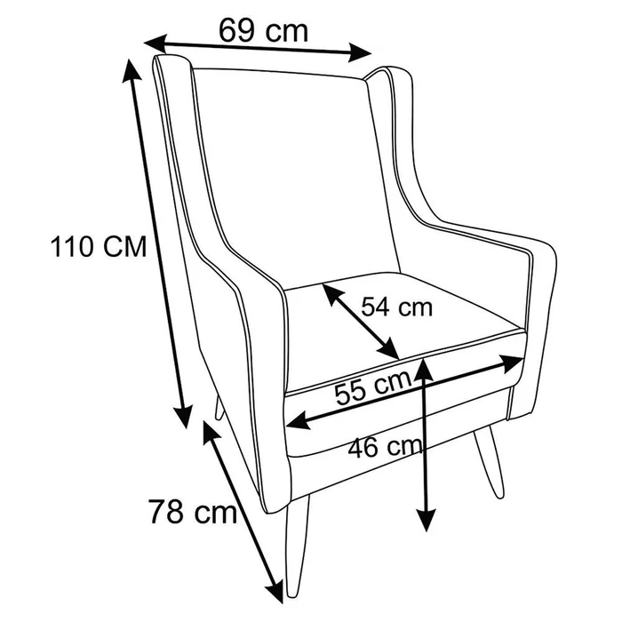 Poltrona de Amamentação Giovana sem Puff Bebê Completo:pb 603 Boucle Cinza - 5