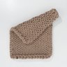 Manta Peseira de Tricot Solteiro/sofá 0,60x1,50m, Cor Areia - Magma Cotton - 2