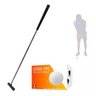 Kit Golfe Adulto Taco Metal E Bolas Pista E Campo Pista&Campo UNICO Preto - 2