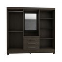 Ver imagem 5 de Guarda-roupa Solteiro Capelinha 4 Portas 3 Gavetas com Espelho - Panorama Móveis