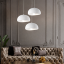 Ver imagem 7 de Lustre Pendente 40cm Luminária Japonesa Wabi-sabi Orgânico Cogumelo Concreto Gimpo Ltj40-branco-a