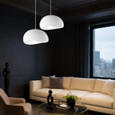 Ver imagem 6 de Lustre Pendente 40cm Luminária Japonesa Wabi-sabi Orgânico Cogumelo Concreto Gimpo Ltj40-branco-a