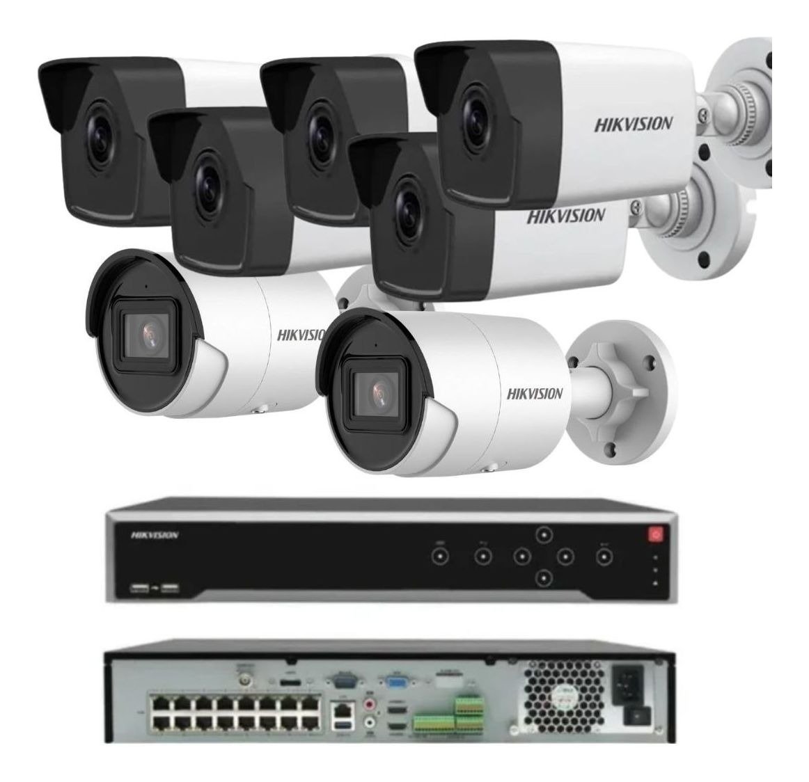 Kit Nvr Ip 32 Canais 5mp com Câmera Ip 30mt 4mp Acusense | MadeiraMadeira