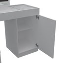 Ver imagem 3 de Escrivaninha Penteadeira Camarim Mobler Princesa Branco