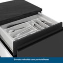 Ver mais imagens de Cozinha Modulada Etna Flex 4 Peças 6 Portas - Pallazio Cor:Grafite