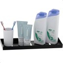 Ver imagem 5 de Kit Porta Sabonete e Shampoo para Banheiro Preto Fs.plus