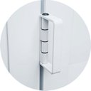 Ver imagem 2 de Porta Camarão Meia Lambril Meia Vidrão Linha 25 Vidro Boreal 210cm x 60cm Brimak Abertura Direita Vermelho