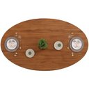 Ver imagem 6 de Mesa de Jantar 6 Lugares Orgânica Tampo Elipse 183cm Degas D05 Freijó - Lyam Decor