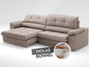 Ver imagem 6 de Sofá com Carregador Usb Retrátil Reclinável Monaco 2,10m Velosuede Bege - Netsofas
