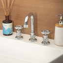 Ver imagem 6 de Torneira para Banheiro Misturador Duplo Comando Jatobá Pingoo.casa - Prata Cromado