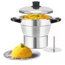 Ver imagem 1 de Cuscuzeiro Grande Nº 20 Alumínio Oliveira - Cuscuz Cuscus 20 Grande Familia - Panami