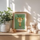 Ver imagem 5 de Quadro Decorativo Infantil Girafa Feliz Animais Safari Quarto Bebê Menino Menina NO1