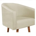 Ver imagem 5 de Poltrona Decorativa Sala de Estar Recepção Luiza Pés Palito Suede - Doce Sonho Móveis POLTRONAS POLT
