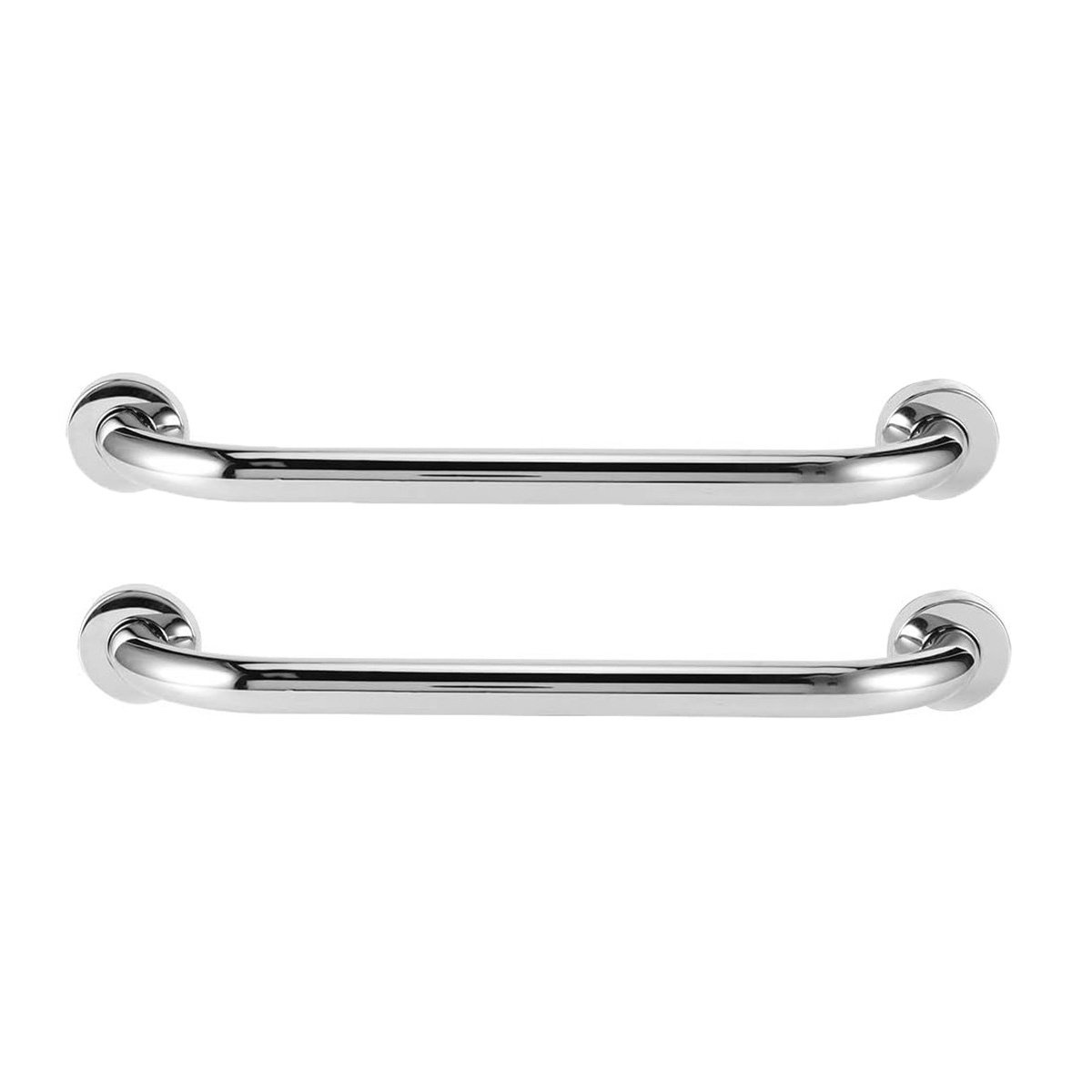 Barra Alça Apoio Kit 2 Uni Aço Inox 30cm Cadeirante Criança Gestante Acessibilidade Pcd Acessibilida - 1