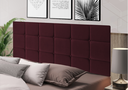 Ver imagem 2 de Cabeceira Suspensa Almofada Cama Casal Box Queen King 160x55 Modelo Calipha Vinho