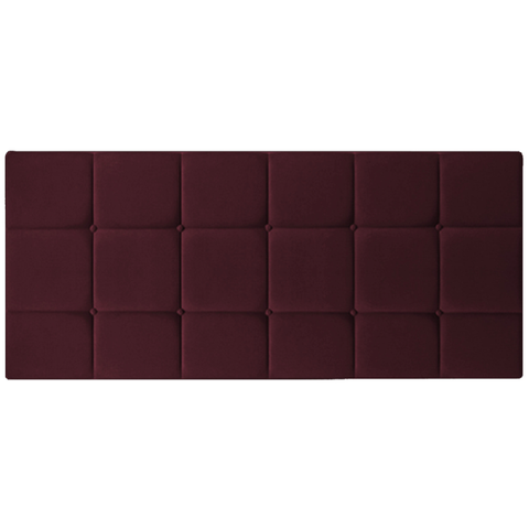 Cabeceira Suspensa Almofada Cama Casal Box Queen King 160x55 Modelo Calipha Vinho