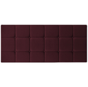 Ver imagem 1 de Cabeceira Suspensa Almofada Cama Casal Box Queen King 160x55 Modelo Calipha Vinho