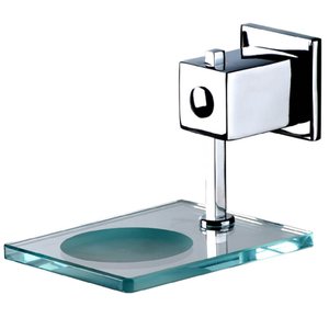 Saboneteira Vidro Quadrada 1035 C/91 - 895634 - STOC