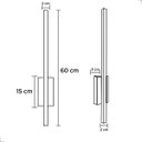 Ver imagem 5 de Arandela de Parede Style Dourado Luz Indireta Led 2700k 60cm