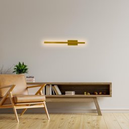 Arandela de Parede Style Dourado Luz Indireta Led 2700k 60cm - 2