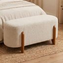 Ver imagem 2 de Puff Recamier Organico Imperial 100 cm Boucle Bege Impo